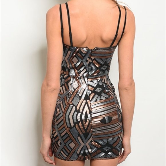 Beautiful bronze Sequin Mini - Picture 2 of 3